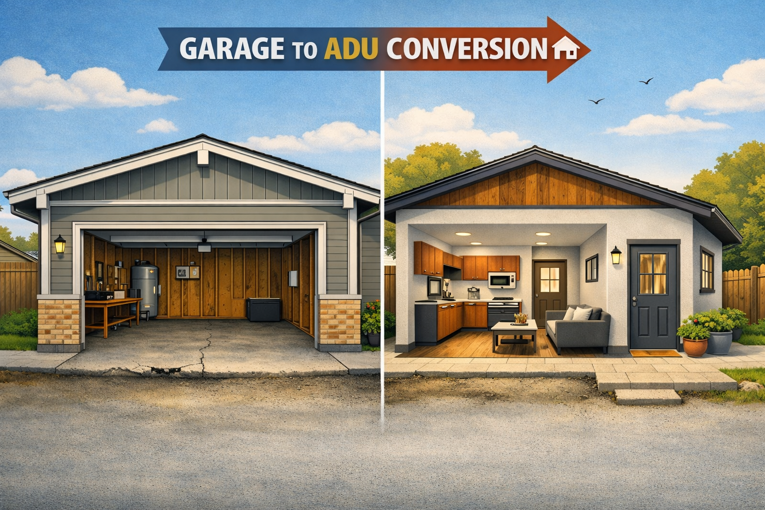 Garage to ADU Conversion
