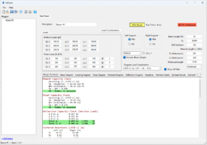 Beam project setup and design summary